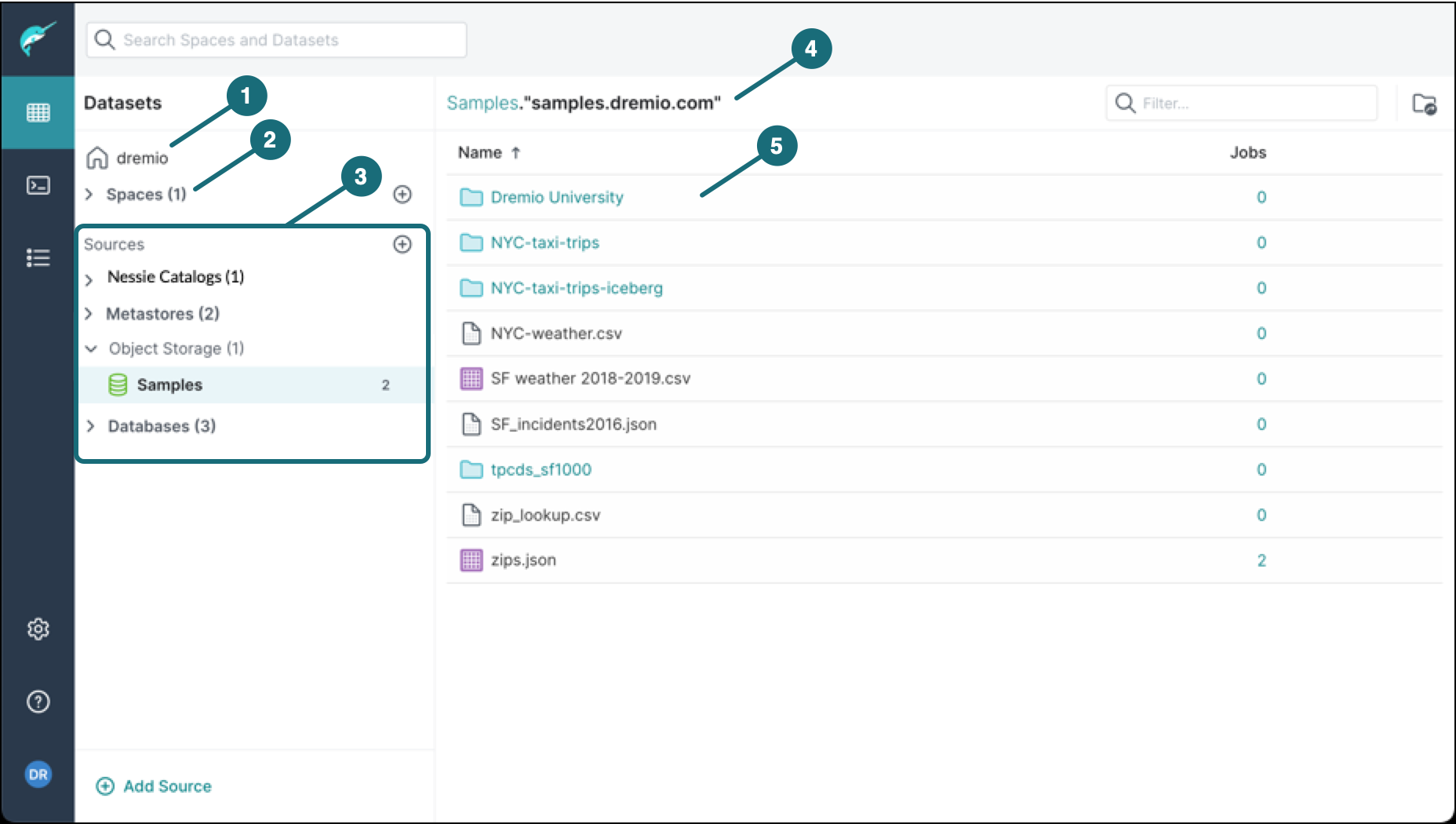 This screenshot is displaying the Data panel.